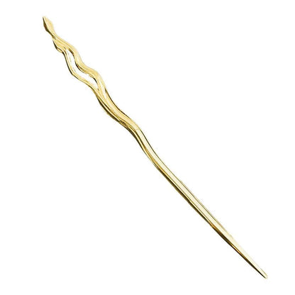 golden hair pins