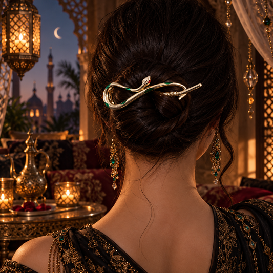 Gold Snake Hair Accessories