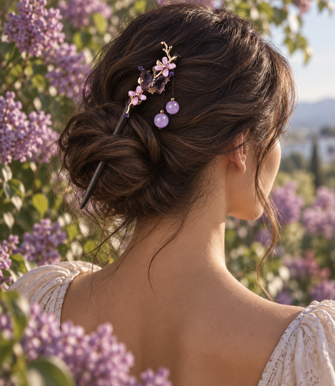 Hair Pin Purple