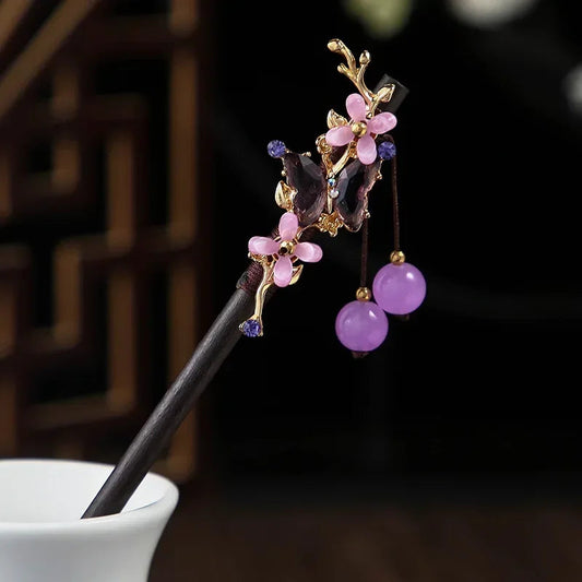 Hair Stick Purple