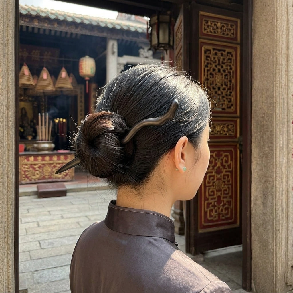 hair pin wood