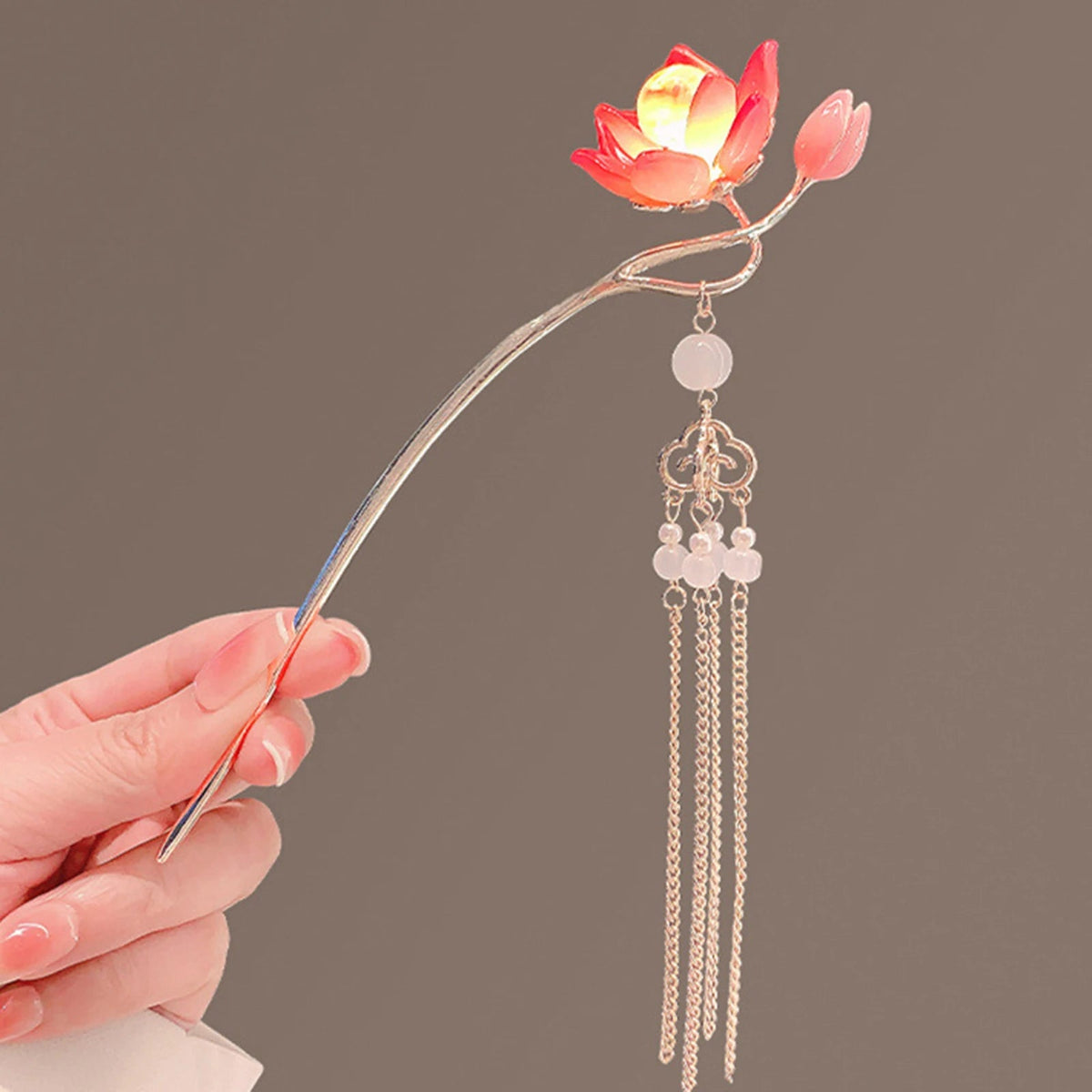 lotus hair pin