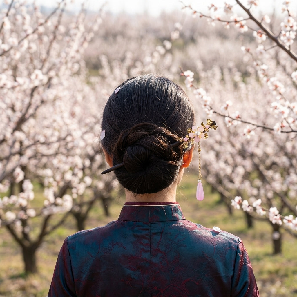 plum blossom hairpin