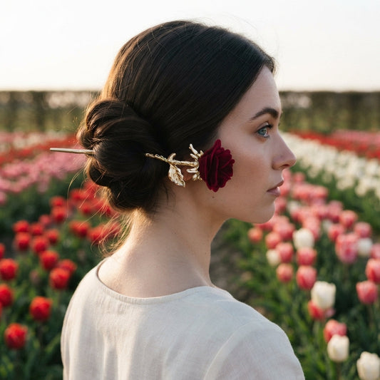 rose hair pins